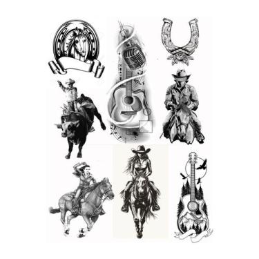 Imagem de Tatuagens Temporaria Sertanejp - Chinesa