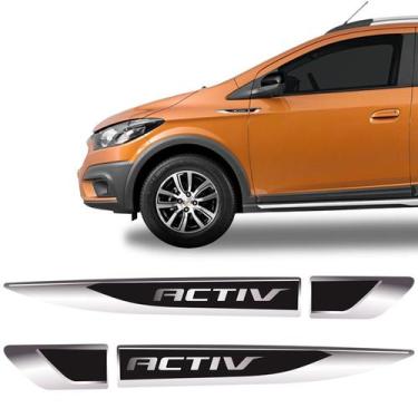 Imagem de Adesivo Lateral Activ Onix Prisma Spin Emblema Chevrolet - SPORTINOX, 