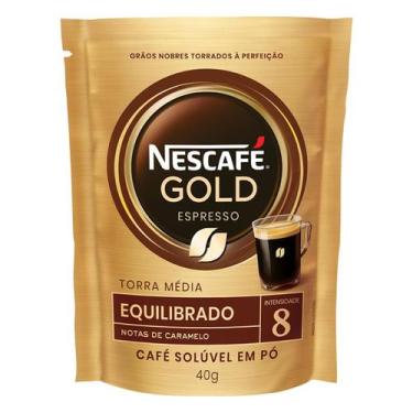 Imagem de Cafe Nescafe Soluvel Gold Equilibrado Sache 40g - Nescafé