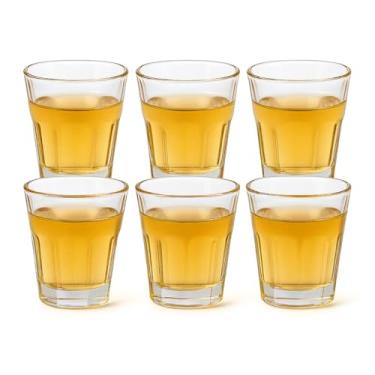 Imagem de Conjunto 6 Copos de Dose 45ml – Vidro Resistente para Tequila, Cachaça, Whisky e Shots