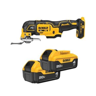 Imagem de Multiferramenta Oscilante 20V Max 2 Baterias 4.0ah Dewalt - Ingco