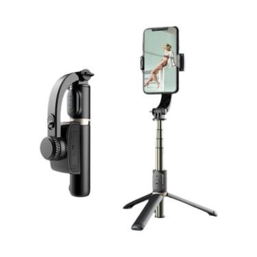 Imagem de Estabilizador De Vídeo AI Para Smartphone, Bastão De Selfie Bluetooth,