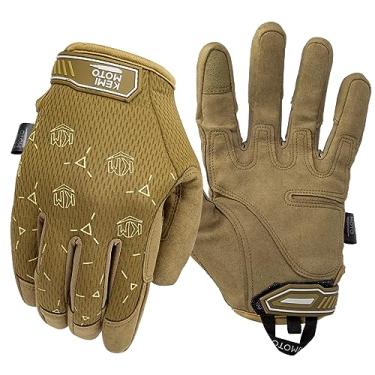 Imagem de KEMIMOTO Luvas táticas, luvas respiráveis com tela sensível ao toque ao ar livre para homens e mulheres para ciclismo, ciclismo, trabalho seguro, mecânico, jardinagem, trabalho de quintal 2025