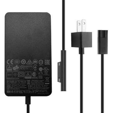 Imagem de XUANKE Adaptador 15V 4A 65W 1706 Cabo carregador compatível com Microsoft Surface Book Pro 7 6 5 4