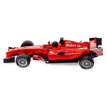 Imagem de Brinquedo Carro Carrinho Corrida Formula 1 Fricção Vermelho