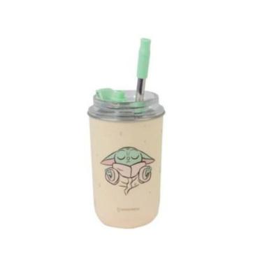 Imagem de Copo Neo Com Canudo Baby Yoda - Star Wars