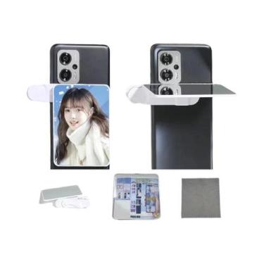 Imagem de Espelho De Selfie Ajustável 2 Em 1 Para Telefone, Clip Para Viagens Ao