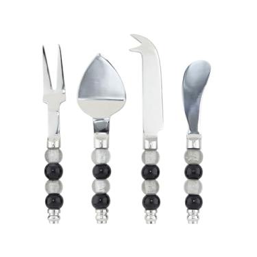 Imagem de Jogo de talheres para queijo Joie de Vivre em aço inox com cabo em vidro 4 peças