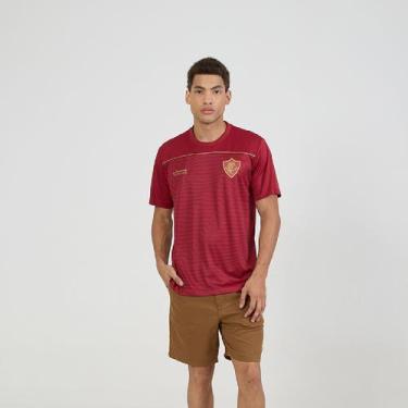 Imagem de Camisa Fluminense Fulgor Grená - Masculino - Braziline, GG, Vermelho