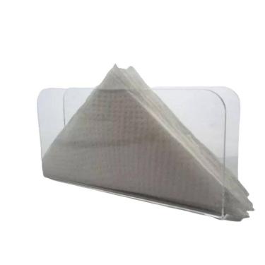 Imagem de Porta Guardanapos Acrílico Cristal Bar Mesa Cozinha 1 Peça