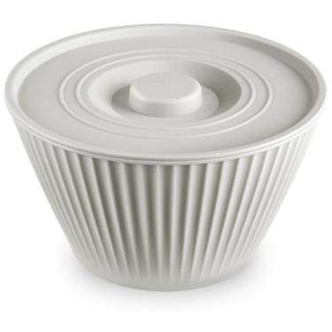 Imagem de Tigela Plástico Com Tampa 1000ml Redonda Bowl Pote Redondo - Usual Uti