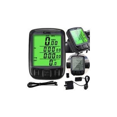 Imagem de Computador de Bicicleta com Velocímetro, Odômetro, Luz Noturna, À Prova d'Água, Tela LCD
