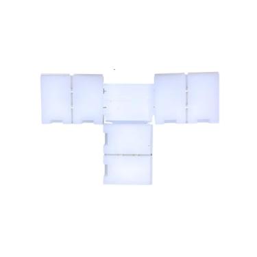 Imagem de Conector T Fita Led Emenda Rápida 8mm 2 Vias Monocor 3528