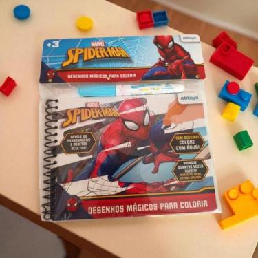 Imagem de Livro mágico para colorir com água Princesas Spider -man Marvel Disney