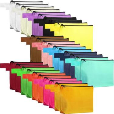 Imagem de Bolsa de maquiagem Saintrygo Travel Canvas Cosmetic 30 unidades sortid