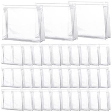 Imagem de Bolsa de maquiagem Xuniea Mini Clear 50 unidades impermeáveis de PVC t