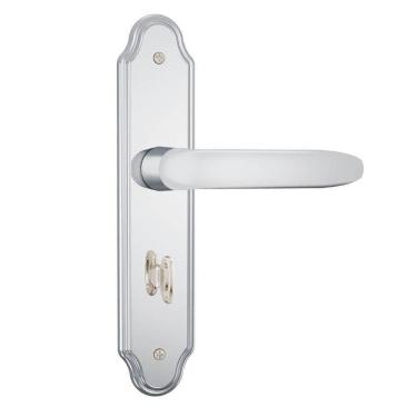 Imagem de Fechadura 823-11 Para Banheiro Com Acabamento Cromado E Espelho De Aço Inox - 33258 - Stam