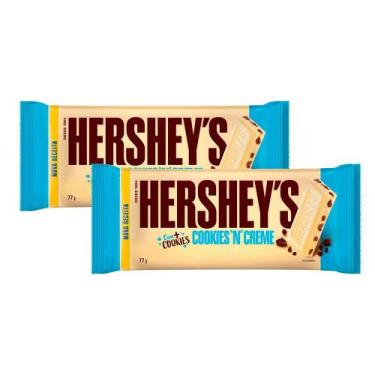 Imagem de Kit 2 Chocolate Hershey's Cookies 'N' Creme 77g - Hersheys