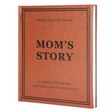 Imagem de Diário guiado YOELOVE Mom's Story, capa dura em couro