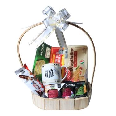 Imagem de Cesta Café da Manhã Times de Futebol Produtos Importados Escolha o Time (Botafogo)