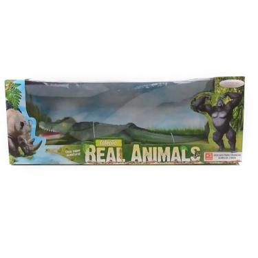 Imagem de Figura de Vinil - Real Animals - Jacaré - Bee Toys