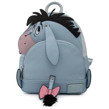 Imagem de Mochila Escolar Infantil Loungefly Disney Burrinho Ló para Crianças a Partir de 6 Anos, Azul