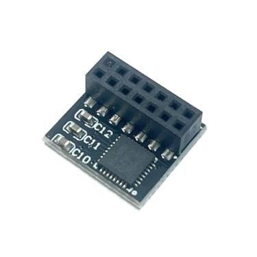 Imagem de HSSDTECH Módulo TPM 2.0 de 14 pinos TPM SPI LPC para ASUS Prime B560M-A