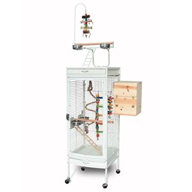 Imagem de Gaiola de pássaro gaiola de pássaro de metal armação de gaiola de pássaro nobre e elegante, adequada para gaiola de pássaro papagaio periquito arara papagaio gaiola de pássaro