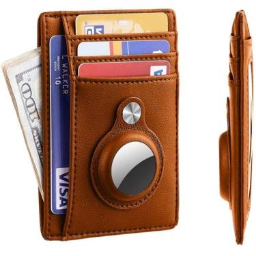 Imagem de Carteira porta-cartões para café RFID Airtag Security - Lightbek Offic