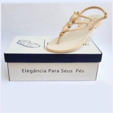 Imagem de Sandália Rasteirinha faminina linda, para presente de mãe, namorada, e