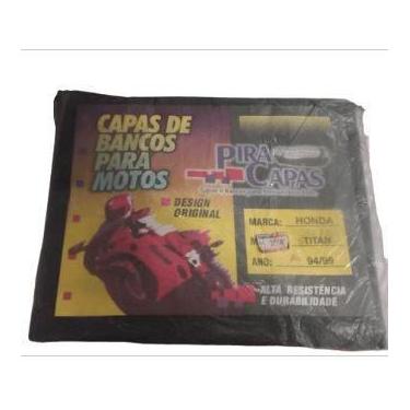 Imagem de Capa p/banco titan 99 antiderrapante vermelha - PIRACAPAS