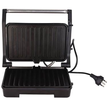 Imagem de Sanduicheira Grill Elétrica 1000w Hamburgueira Churrasqueira Inox - 110V