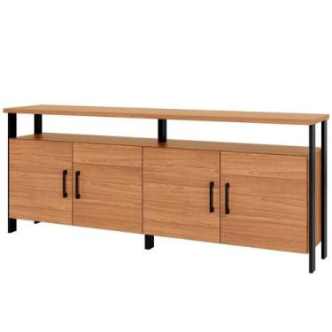 Imagem de Aparador Buffet Para Sala De Jantar 4 Portas Industrial Suria D03 Frei