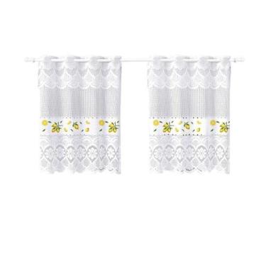 Imagem de Cortina Pia Bando Vitro Formosa Renda Cozinha 1,60x0,80x0,20 - Beija F