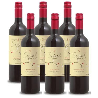 Imagem de Kit 06 Unidades Vinho Miolo Seival Tempranillo 750ml