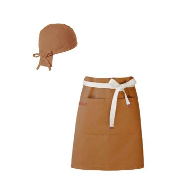 Imagem de Avental Cintura Bandana Caramelo Mostarda Restaurante