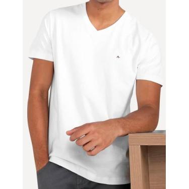 Imagem de Camiseta Aramis Masculina Basic V-Neck Branca, XL/GG