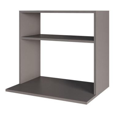 Imagem de Suporte Aéreo Multiuso Para Forno Micro-ondas Luara 60cm Grafite - Desk Design