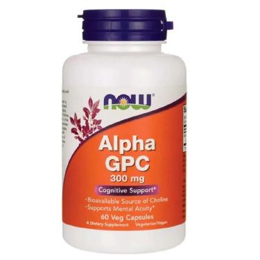 Imagem de Alpha GPC 300 mg 60 Cápsulas Now Foods