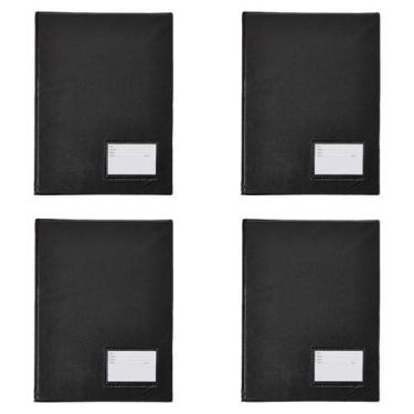 Imagem de Kit 4 Pasta catálogo A5 com 10 envelopes 185 x 255 x 10 mm - ACP