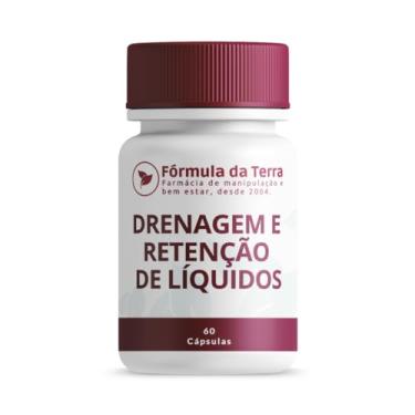 Imagem de Fórmula da Terra Drenagem e Retenção de Líquidos, Suplemento Natural com Chá Verde e Cavalinha, 60 Cápsulas, para Equilíbrio Corporal e Bem-estar