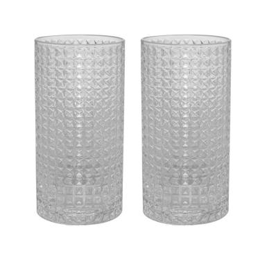 Imagem de Conjunto 02 Copos Altos De Vidro 400 Ml Spike Wolff