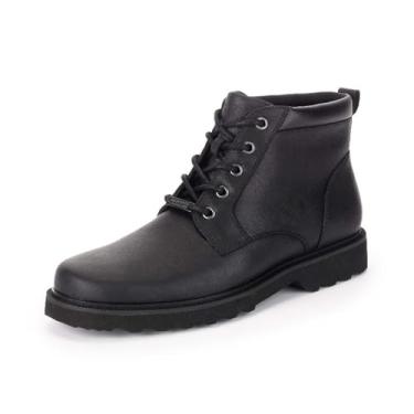 Imagem de Bota masculina Rockport Northfield WP de bico simples Chukka, Black Waterproof, 8.5 X-Wide