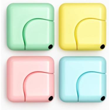 Imagem de Cubo Clicker Fidget Toy Cubo Mini Spinner Anti-Stress Brinquedo Sensorial