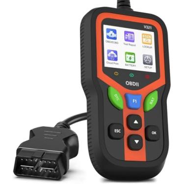 Imagem de OBD2 Scanner Automotivo, Aprimorado Scaner Automotivos Português, Ferramenta de Diagnóstico de Scanner, Testador de Bateria, Limpar Códigos de Erro de Falha, leitor de código do veículo