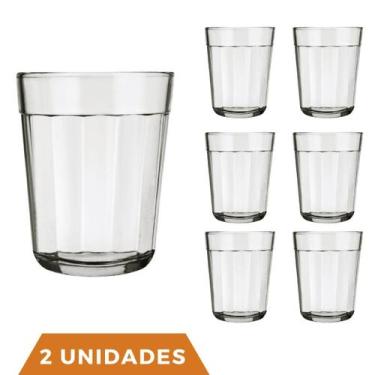 Imagem de 6 Copos Vidro Cachaça Americano Dose Shot 45ml Pinga Nadir - NADIR FIG