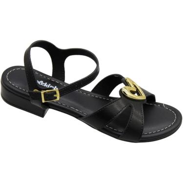 Imagem de Sandália Infantil Molekinha Saltinho Coração Napa Juvenil Menina