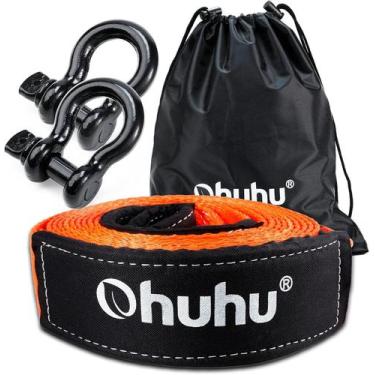 Imagem de Alça de reboque Ohuhu Heavy Duty 3m x 9m 14.500 kg de resistência à ru