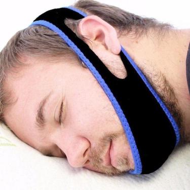 Imagem de Faixa Cinta Ajustável Anti Ronco Apnéia Do Sono Neoprene