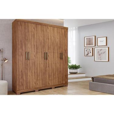 Imagem de Guarda Roupa 6 Portas E 2 Gavetas C- Pés Milena Cinamomo - Panan